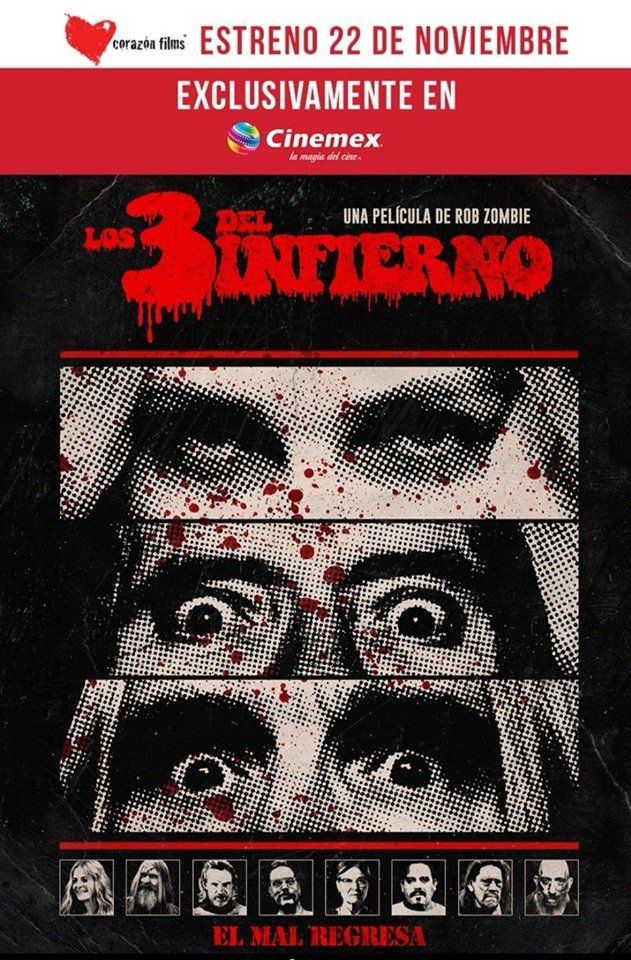73211680 1166653606853961 2517949234687246336 n '3 From Hell', la nueva película de Rob Zombie se estrenará en México Summa Inferno | Metal + Rock & Alternative Music
