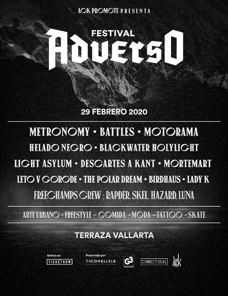 Adverso Flyer ¡Bienvenido, Festival Adverso! Summa Inferno | Metal + Rock & Alternative Music
