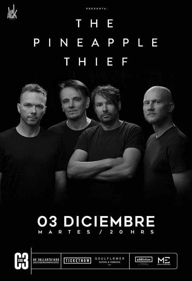 Pineapple The Pineapple Thief llega a Guadalajara acompañados de Gavin Harrison Summa Inferno | Metal + Rock & Alternative Music
