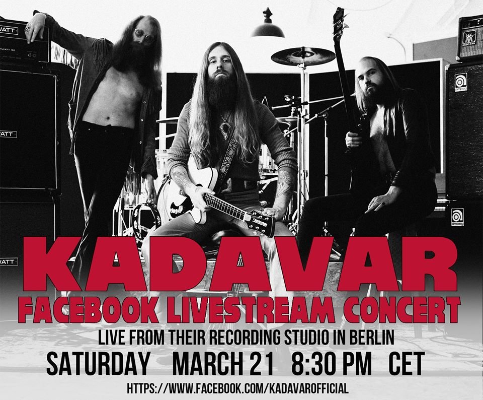 kadavar livestream Kadavar anuncia concierto a través de Livestream Summa Inferno | Metal + Rock & Alternative Music