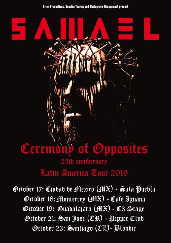 samael lat 19 ¡Samael regresa a México en octubre del 2019! Summa Inferno | Metal + Rock & Alternative Music
