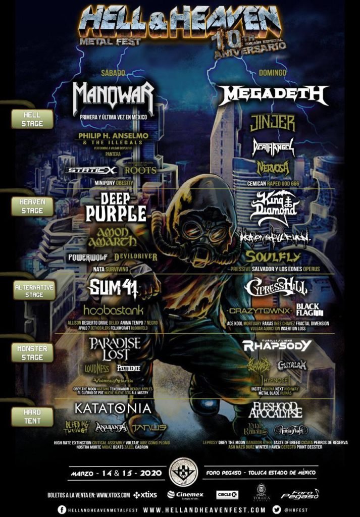 f51bed5e f4ad 4499 9dcc f1c798f1e9c0 Megadeth, Heaven Shall Burn, Devildriver y más se unen a Hell and Heaven 2020 Summa Inferno | Metal + Rock & Alternative Music