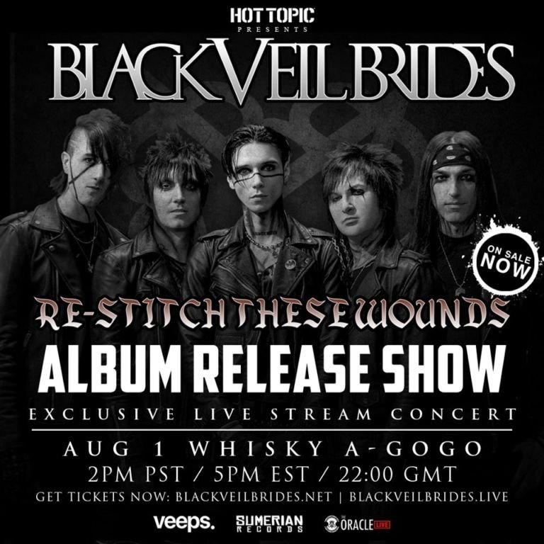 Black Veil Brides anuncia nueva edición del álbum 'We Stitch These
