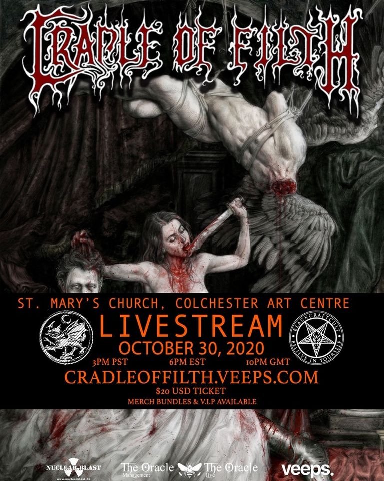 118627828 10157665108309077 809652523701393899 o Cradle of Filth anuncia livestream desde una iglesia Summa Inferno | Metal + Rock & Alternative Music
