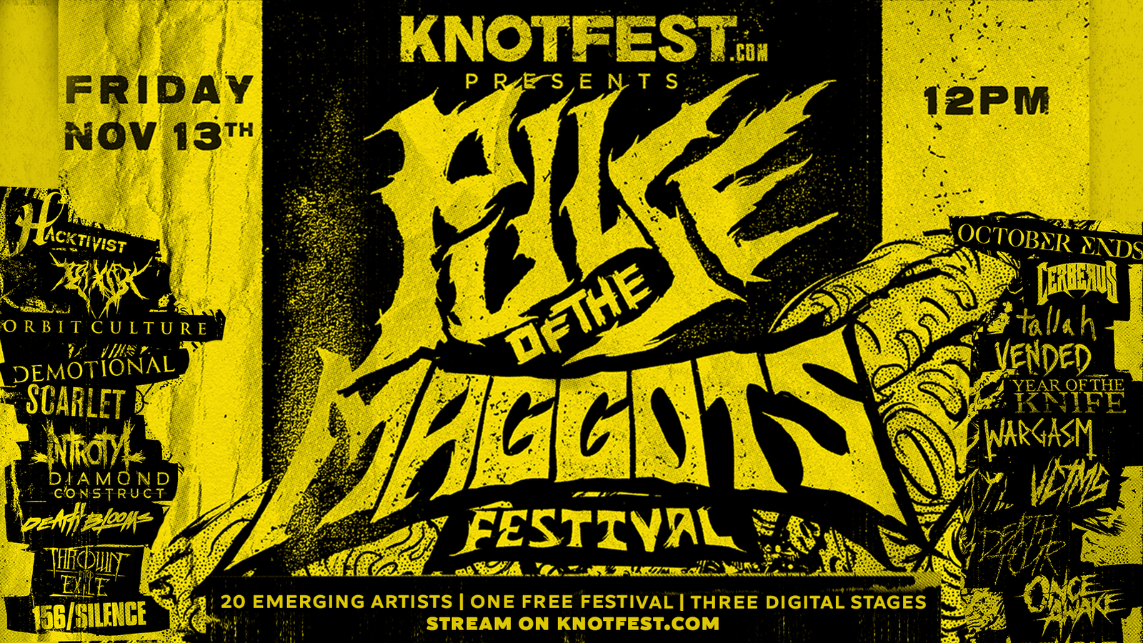 potm thumbnail Knotfest.com anuncia un festival en línea, 'Pulse of the Maggots Fest' Summa Inferno | Metal + Rock & Alternative Music