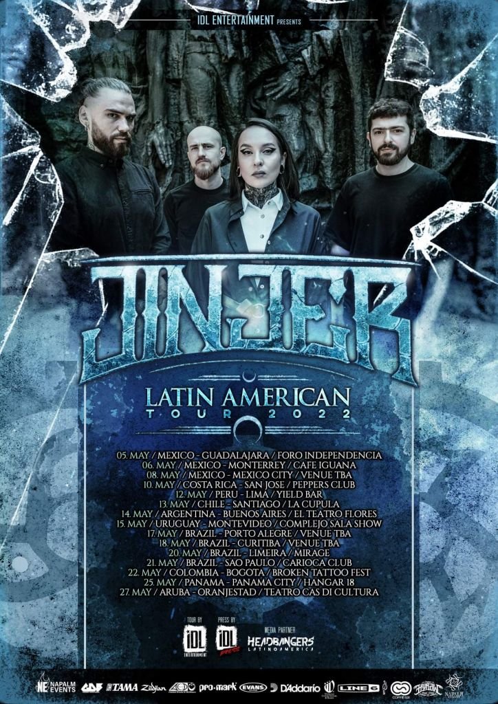 212346400 1699792256873424 8513227777675242907 n Jinjer anuncia las fechas de su gira por América Latina en 2022 Summa Inferno | Metal + Rock & Alternative Music