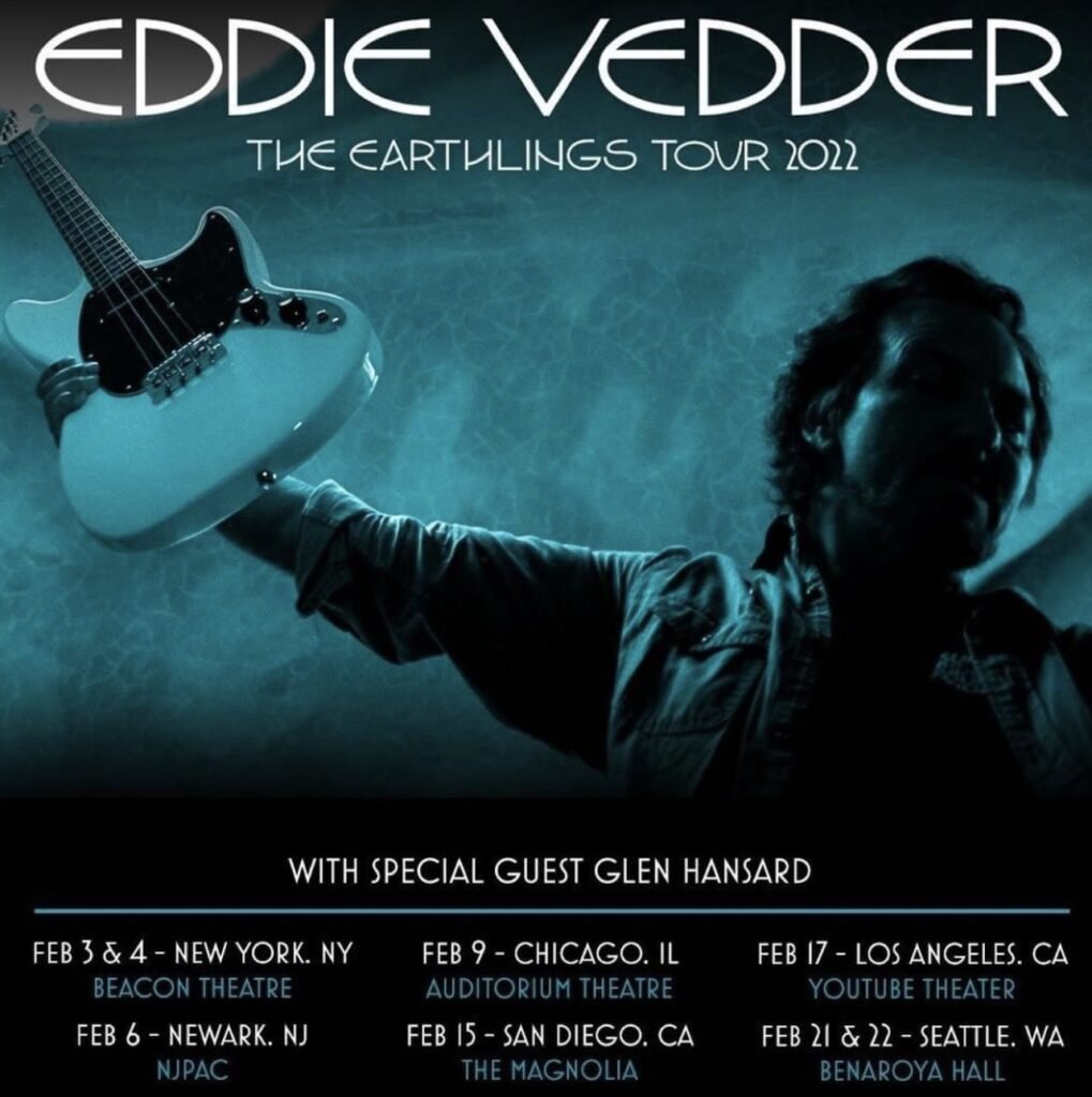 Tour Vedder Eddie Vedder estrenará su álbum 'Earthling' en febrero Summa Inferno | Metal + Rock & Alternative Music