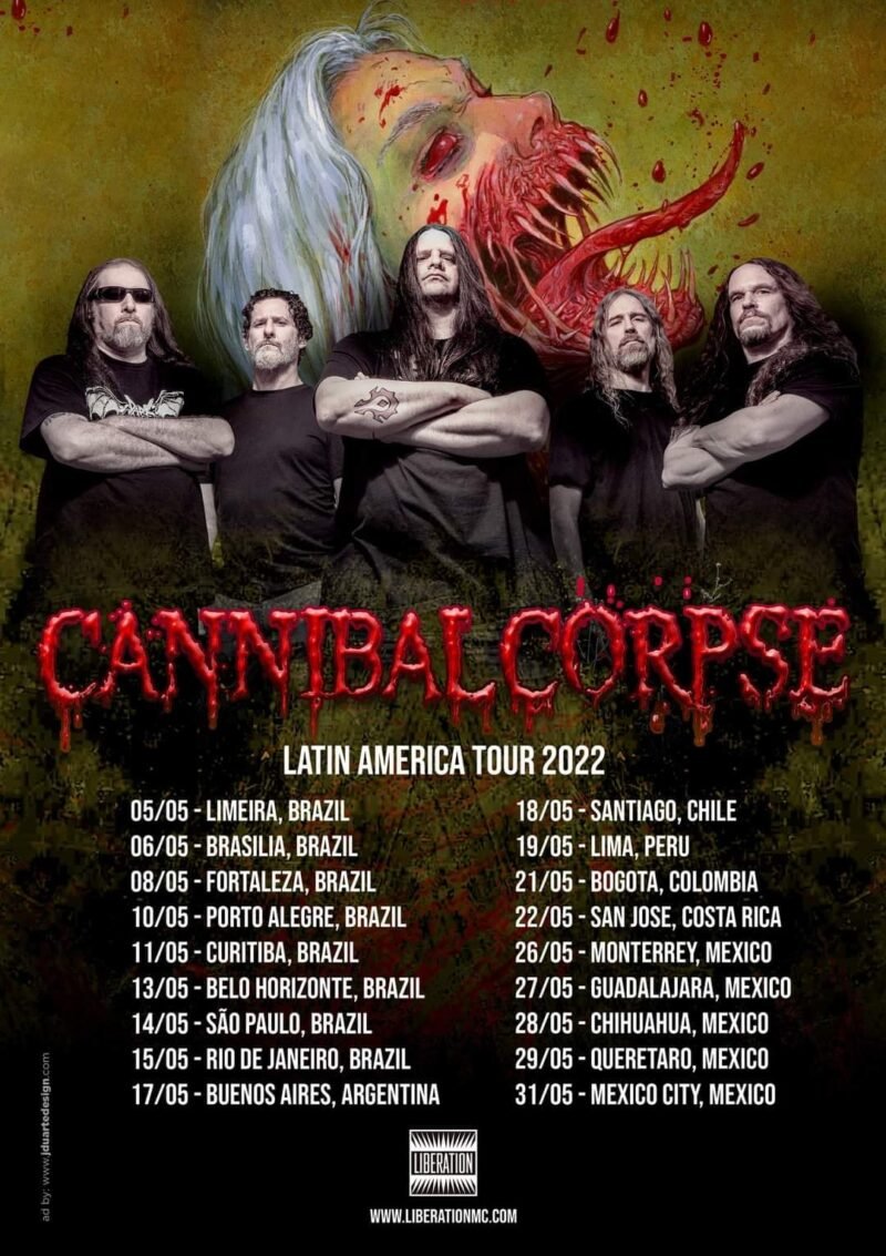 ¡Cannibal Corpse vuelve a México!