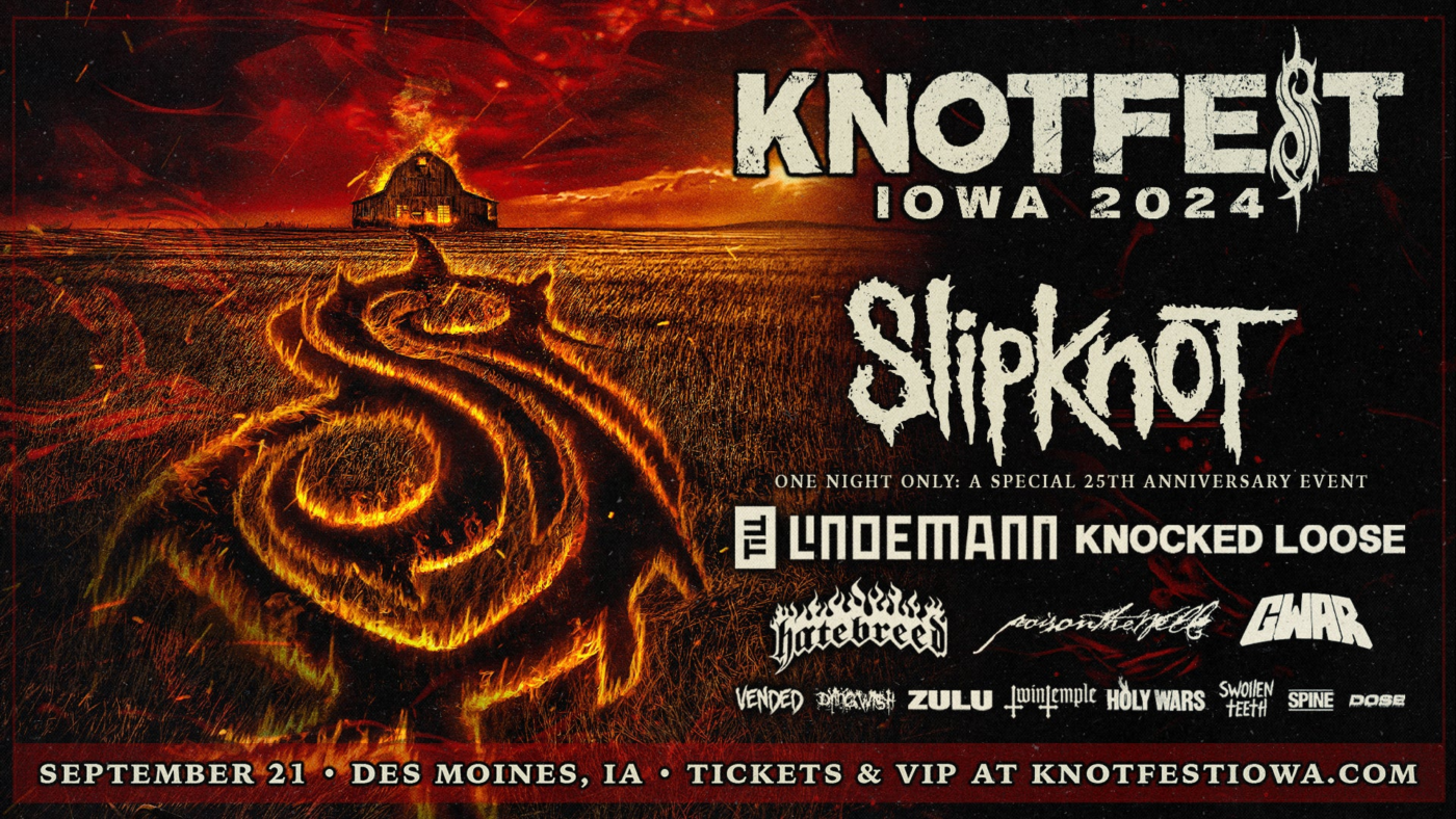 Knotfest Iowa 2024 presenta su cartel oficial