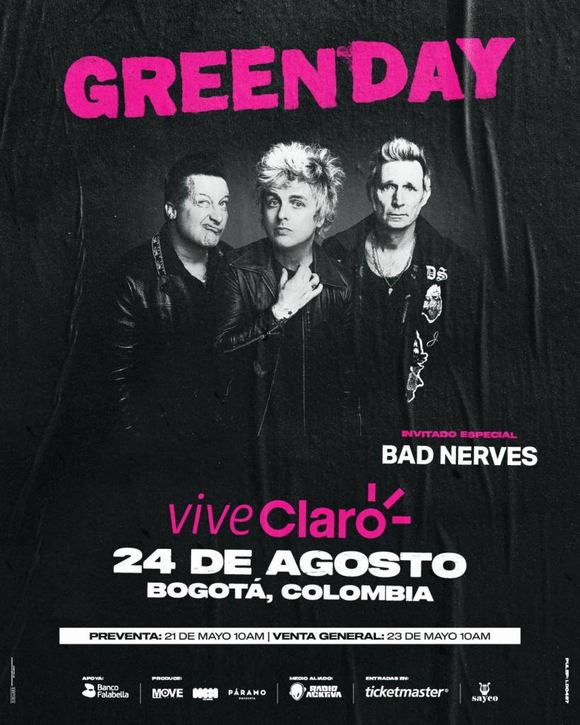Green Day abre Vive Claro en Bogotá con su Saviors Tour el 24 de agosto 9 image 25