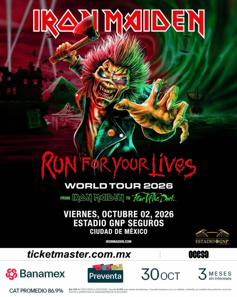 Iron Maiden regresa a México con Run For Your Lives World Tour 2026 9 image 45