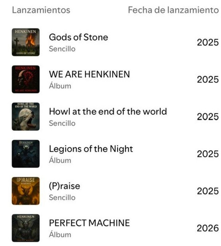 Henkinen: industrial lleno de poder y terror. 9 1000050997