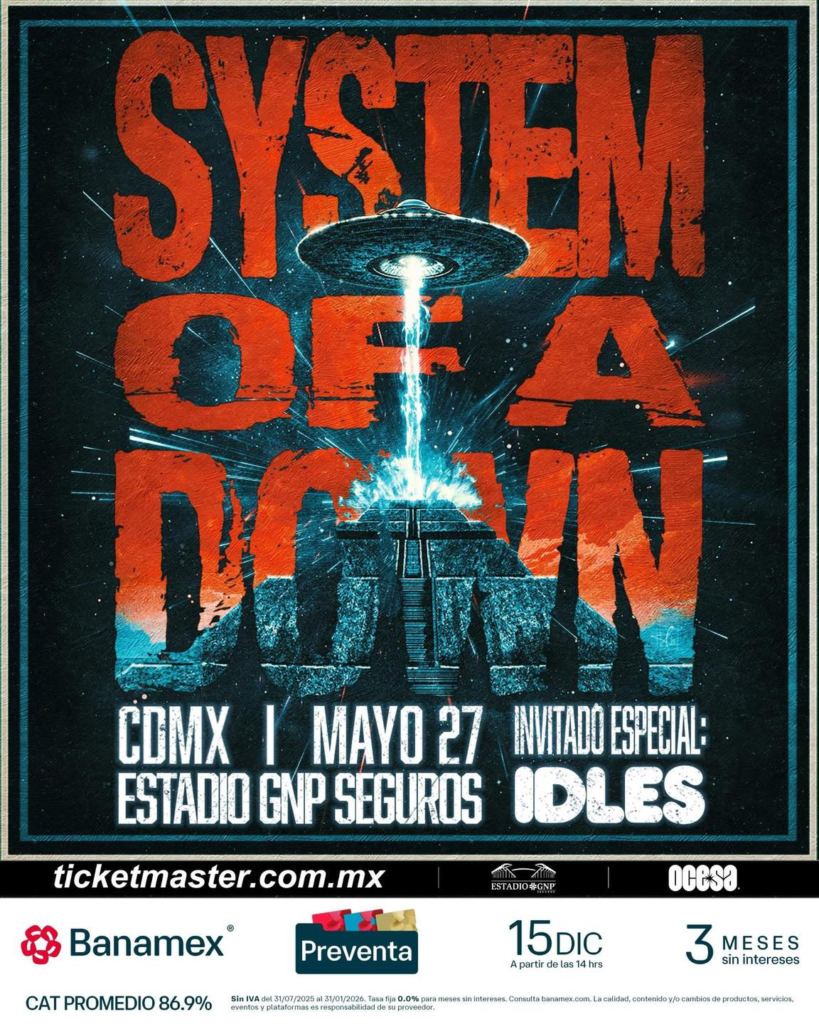 System of a Down confirma su regreso a México en 2026 9 image 12