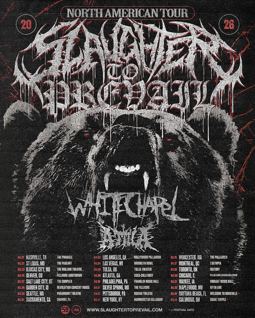 Slaughter to Prevail anuncia su devastadora gira norteamericana 2026 junto a Whitechapel y Attila 8 image 7