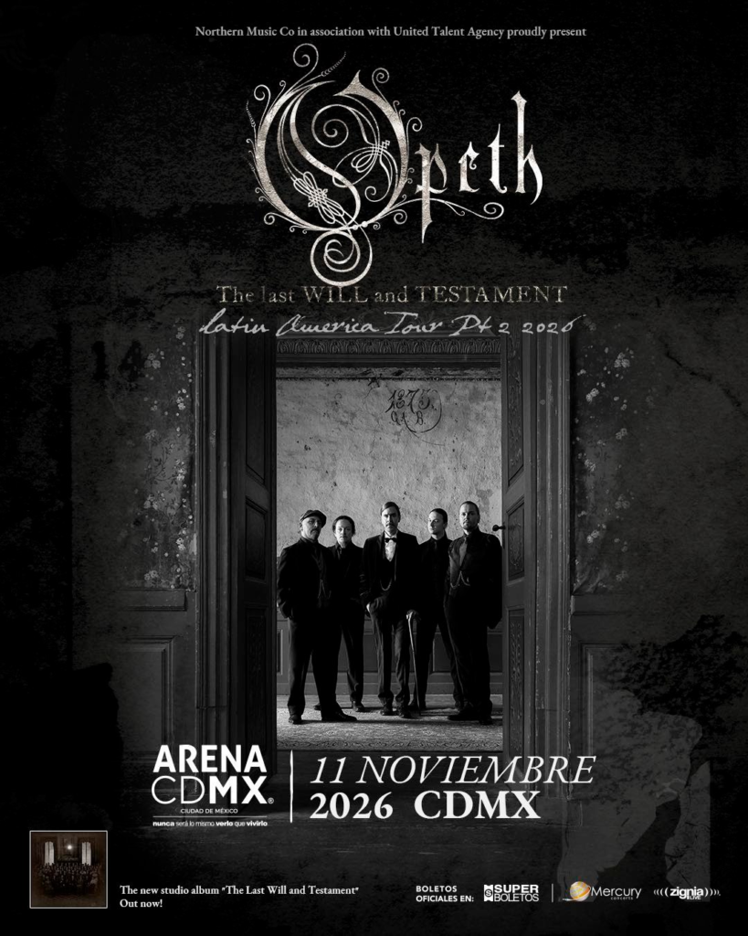 Opeth anuncia gira por América Latina en 2026 con The Last Will and Testament 8 image 66