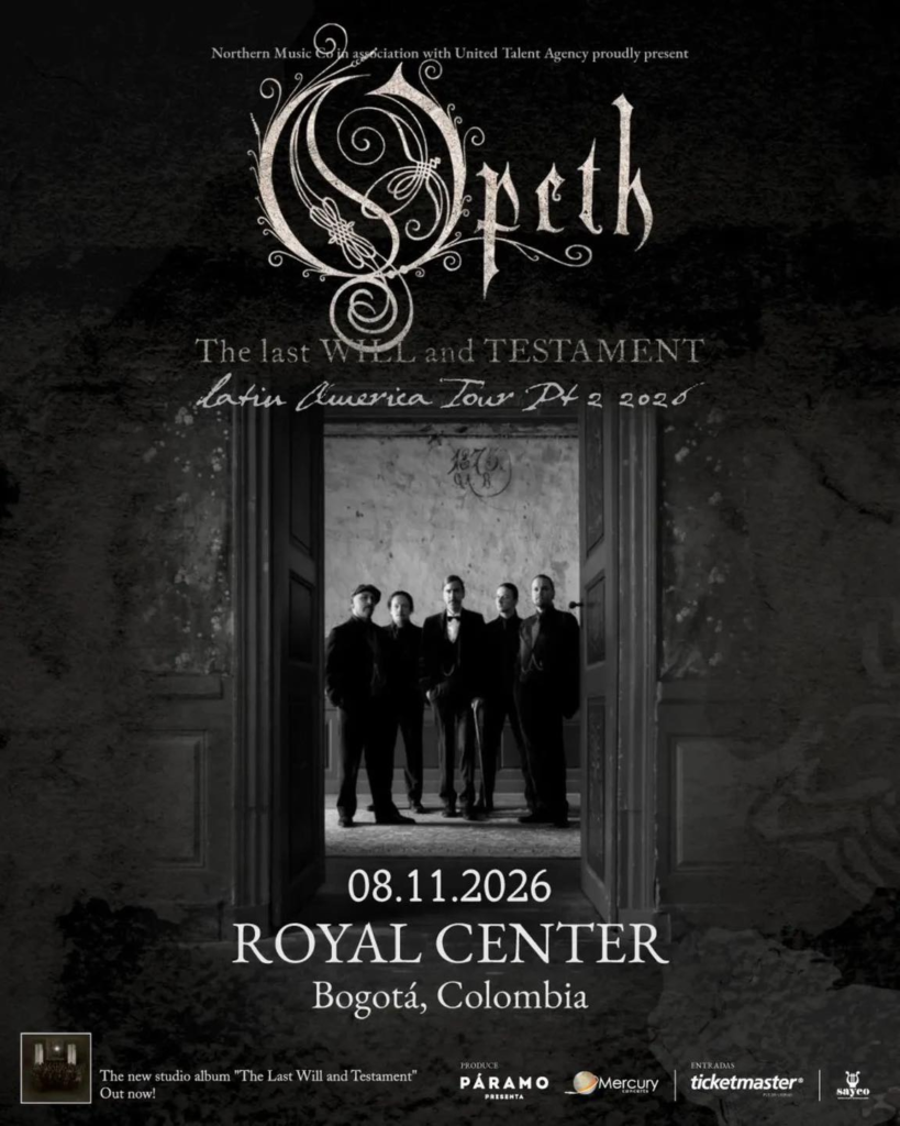 Opeth anuncia gira por América Latina en 2026 con The Last Will and Testament 10 image 67