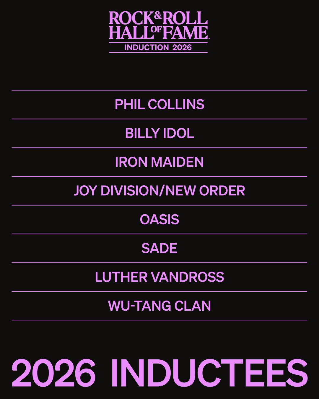 Iron Maiden será inducido al Rock & Roll Hall of Fame 2026 junto a Phil Collins y Oasis 9 image 67