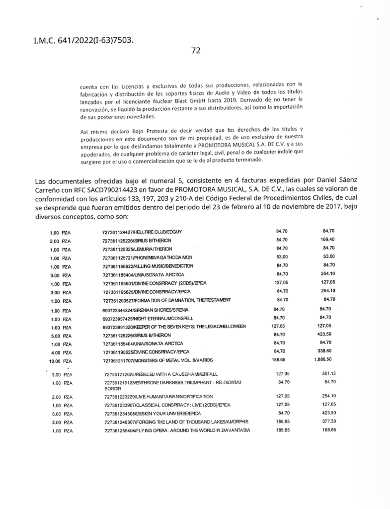Mixup vende discos piratas de Nuclear Blast; IMPI exhibe operación de distribución irregular en México 13 Captura de pantalla 2026 05 25 a las 1.33.07 p.m