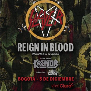 Slayer — Bogotá [Colombia]. 2026