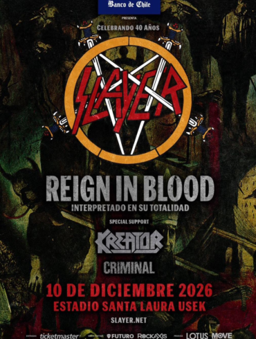 Slayer Chile 2026