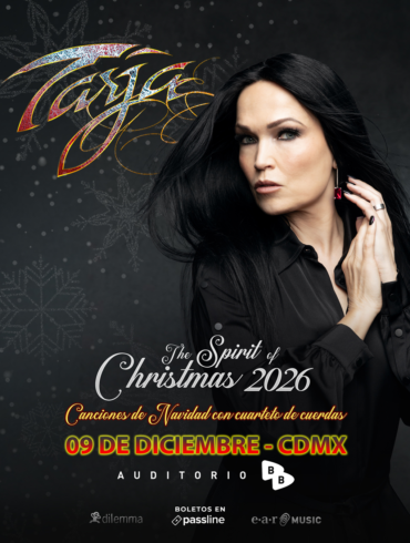 TARJA TURUNEN presentará por primera vez en México su espectáculo navideño “The Spirit Of Christmas” este diciembre en CDMX.