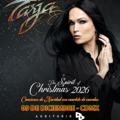 TARJA TURUNEN presentará por primera vez en México su espectáculo navideño “The Spirit Of Christmas” este diciembre en CDMX.