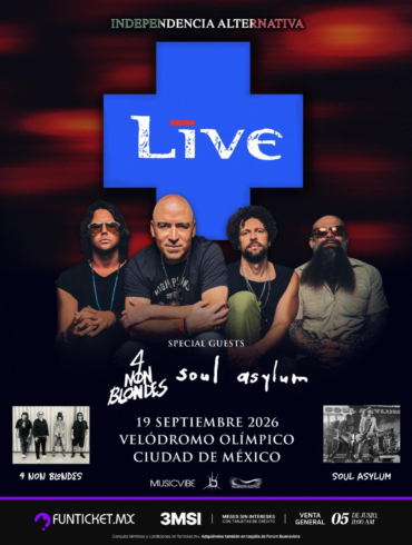LIVE + 4 Non Blondes + Soul Asylum — CDMX [México]
