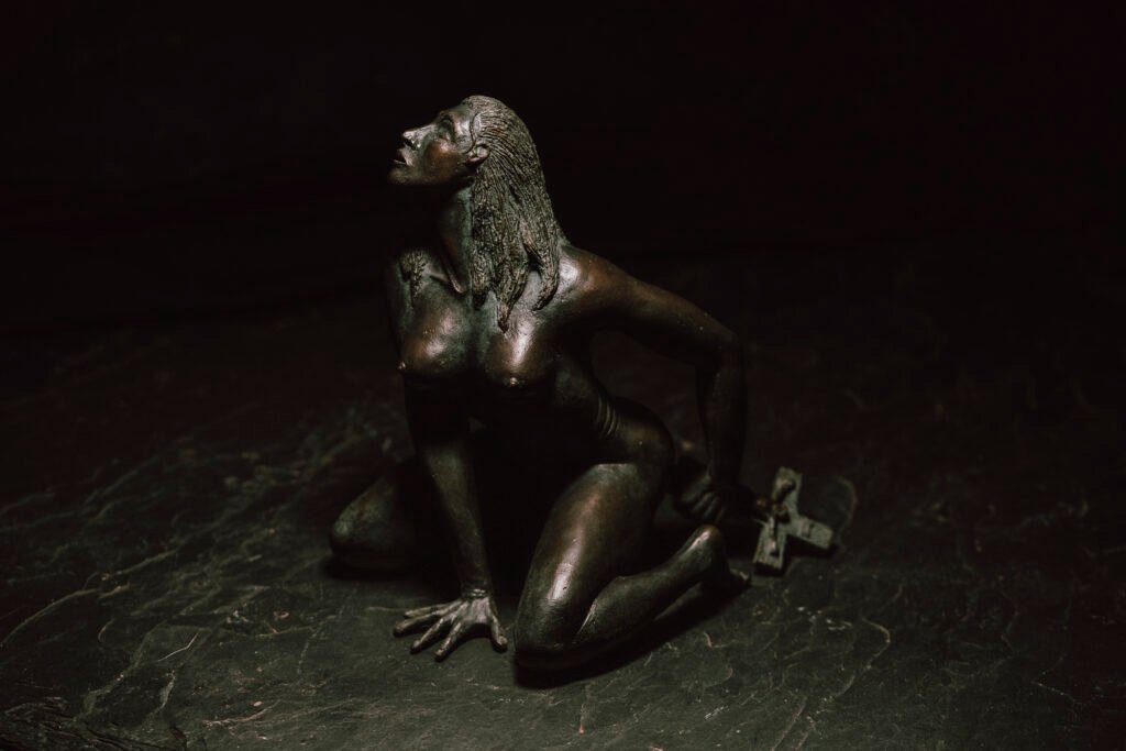 Marduk Bronze Sculpture Fuck Me Jesus 1