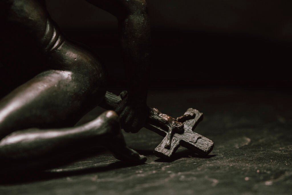 Marduk Bronze Sculpture Fuck Me Jesus 2