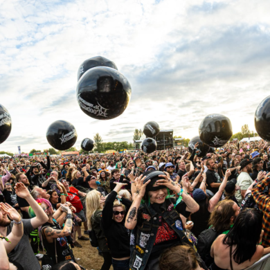 Cartel de Bloodstock 2027 con Mercyful Fate, Electric Callboy y Motionless In White