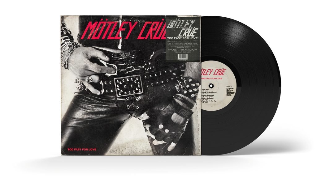 Motley Crue Too Fast For Love 1LP Black 4099964221527 Exploded