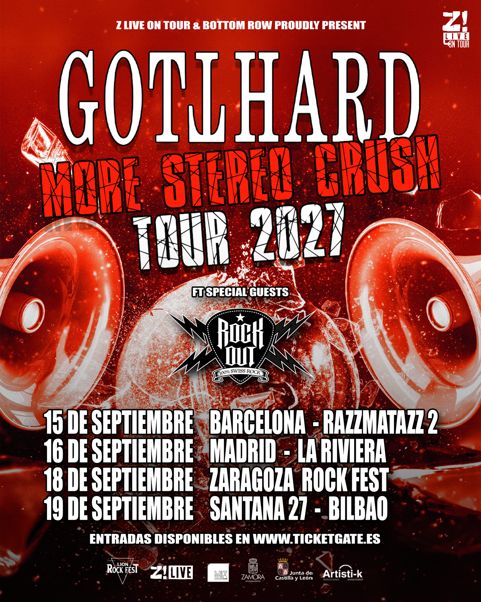 Gotthard vuelve a las salas españolas en septiembre de 2027