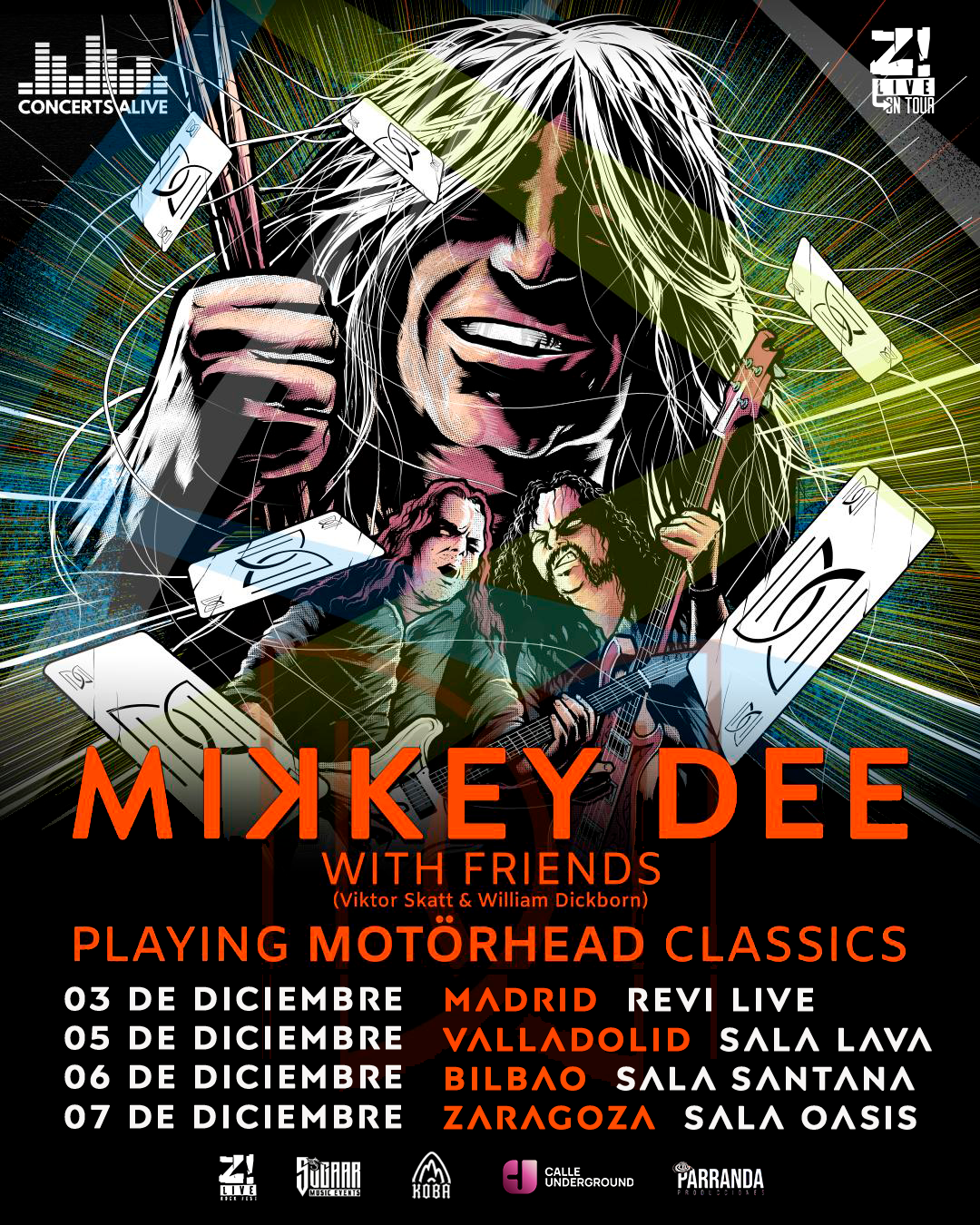 Mikkey Dee recuperará el repertorio de Motörhead en cuatro conciertos por España 18 Mikkey Dee recuperará el repertorio de Motörhead en cuatro conciertos por España
