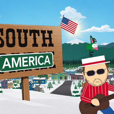 Les Claypool regraba el tema de South Park para su transformación satírica en South America