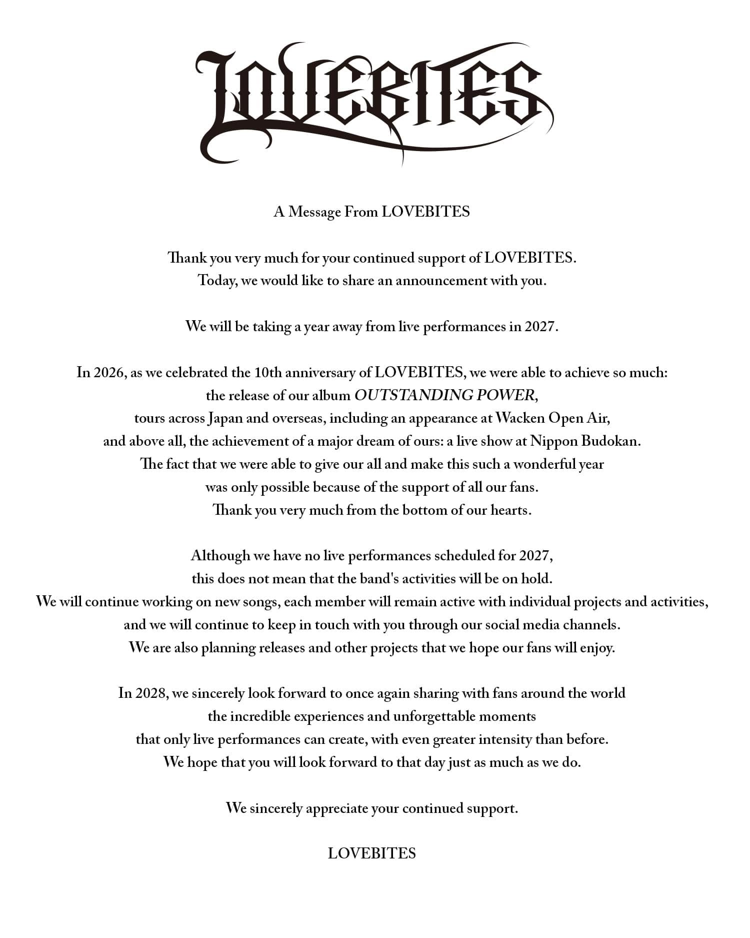 LOVEBITES se tomará un año sin conciertos y prepara su regreso para 2028 18 image 21